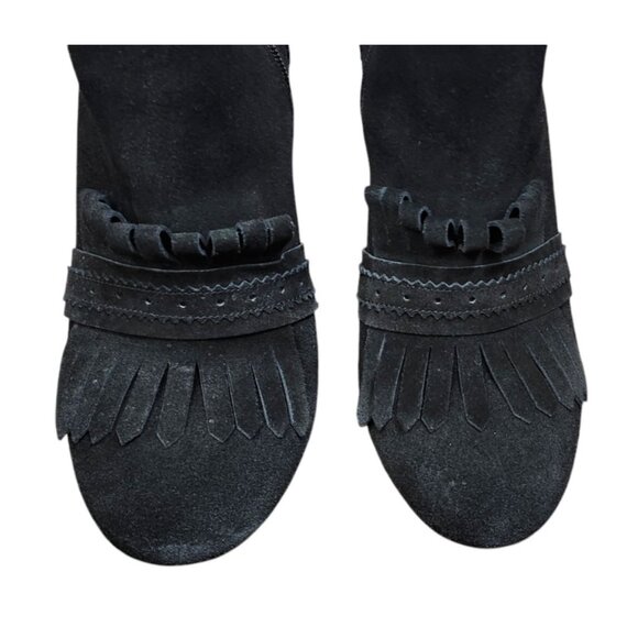 Etienne Aigner women's suede boots Size 9 - Picture 5 of 15